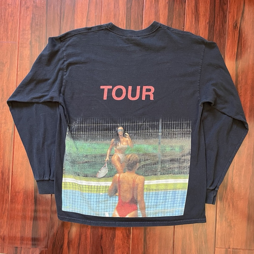 Kanye West Kim Kardashian Saint Pablo Tour 2016 Merch Longsleeve Tee Hip Hop L